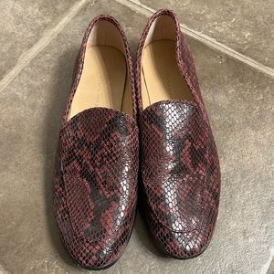 Banana Republic snake print loafer